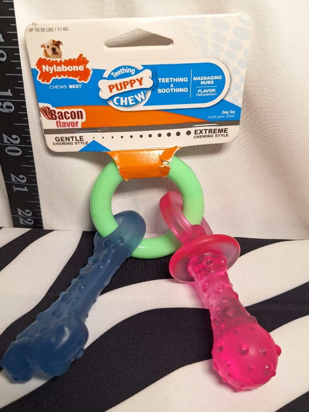 NWT Nylabone Dog Puppy & Power Chew Dog Toys -  2 Pack - Picture 2 of 5